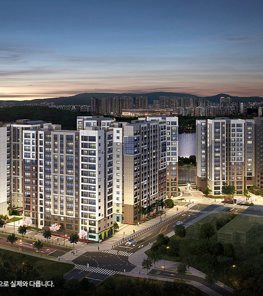 3 SIZE LIVING — 야경 투시도 CG
